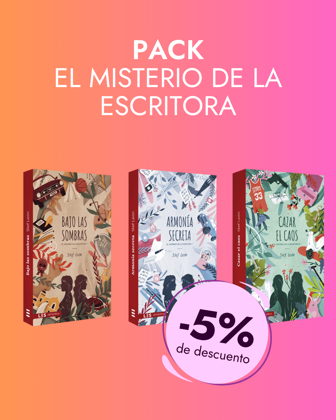 Pack trilogía El misterio de la Escritora